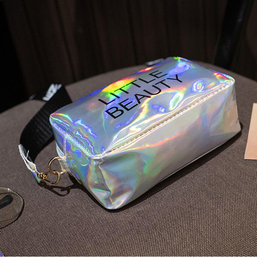 Laser Crossbody Bag PVC Over The Shoulder Square Bag Women Messenger Bag Korean Style Bag Handbag