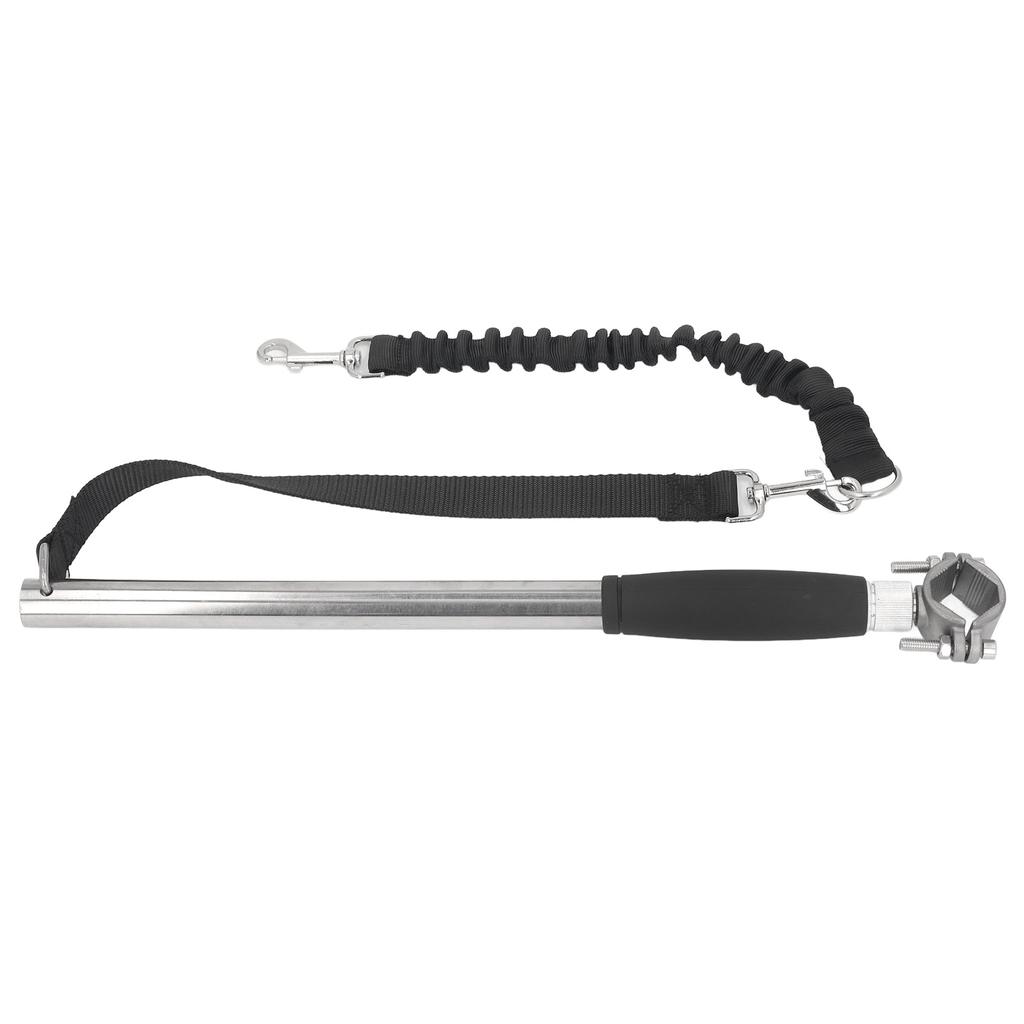 Retractable Bicycle Dog Leash High Strength Stainless Steel Safety Dog Bike Exerciser Leash for Exercising Training