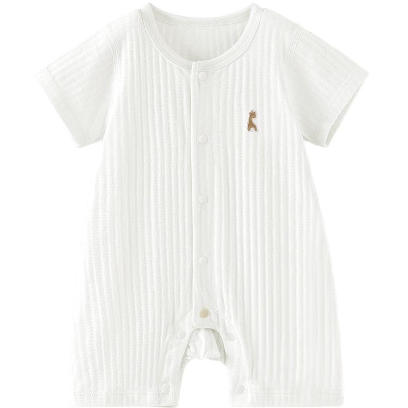 TONGTAI Infant Summer Cotton Short-Sleeve Romper
