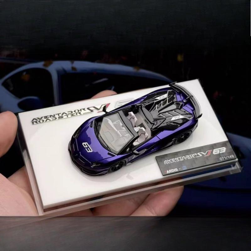 Tardis 1/64 Aventador 750SV Miura SVJ Resin Car Toy Die Casting Metal Model Series Boy Christmas Gift