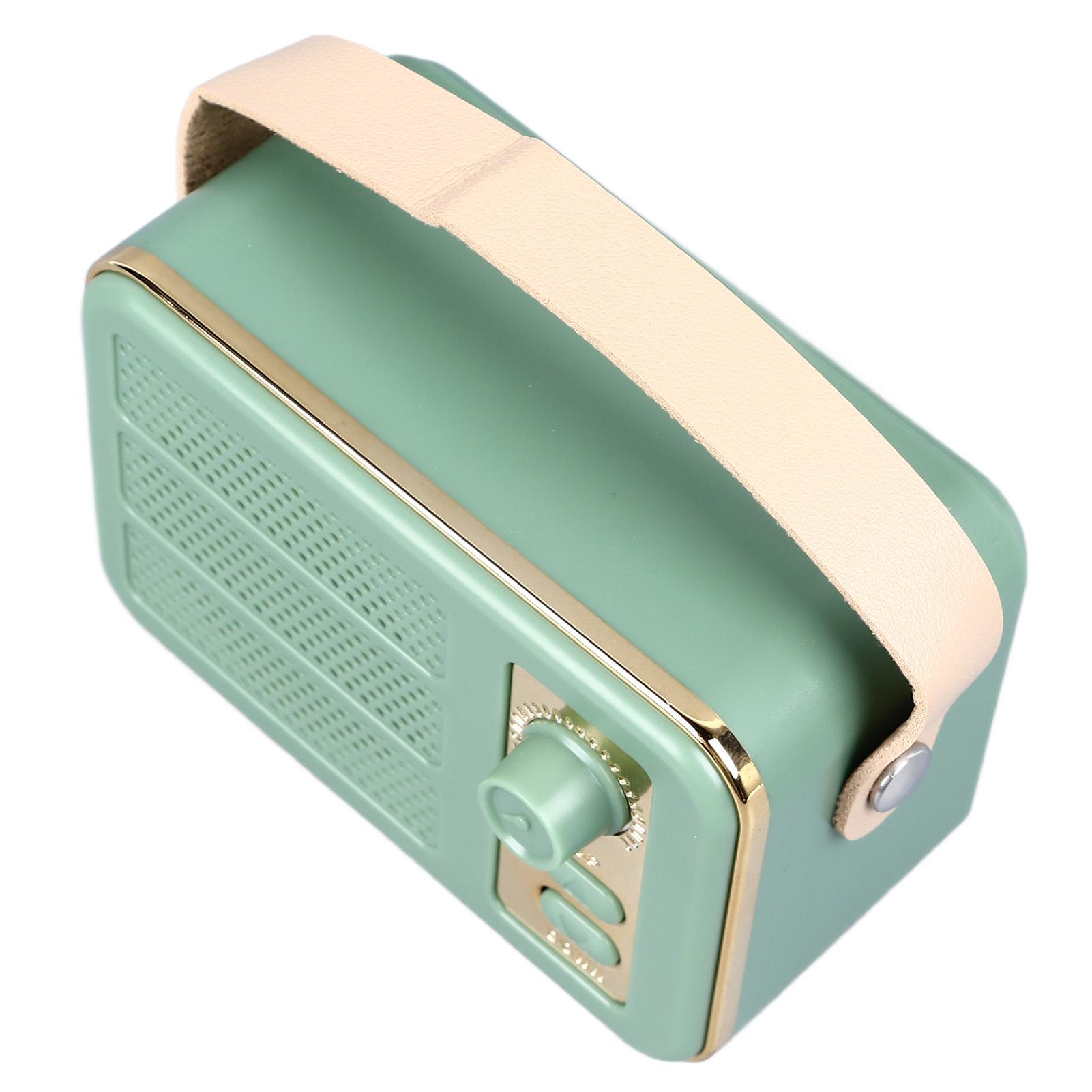 

Bluetooth-динамик ретро винтажный мини беспроводной портативный для наружного автомобильного сабвуфера зеленый зелёный