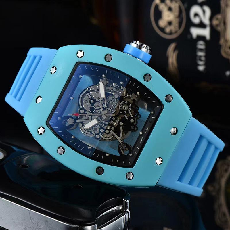 Stylish Unisex Modern Quartz Watches with Transparent Back, Perfect for Business and Leisure.