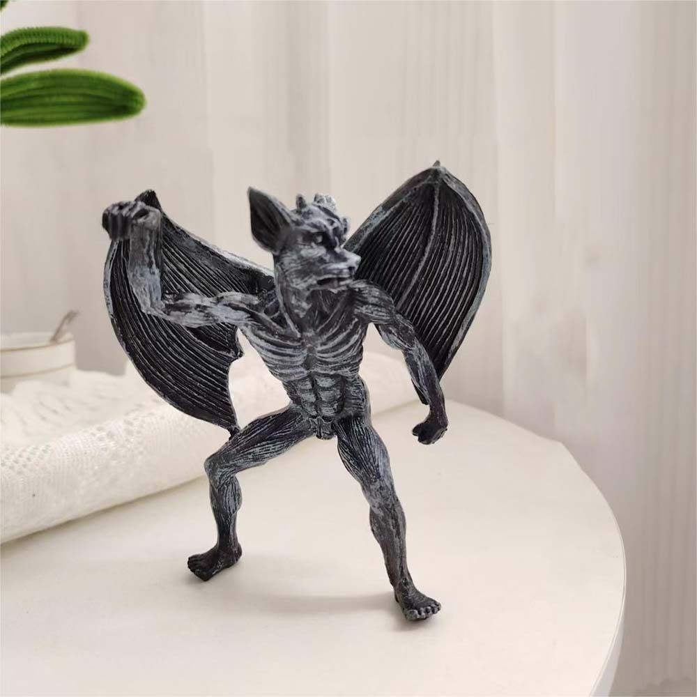 Gothic Devil Angel Figurines Resin Witch Ghost Ornaments  Holiday Party Decoration