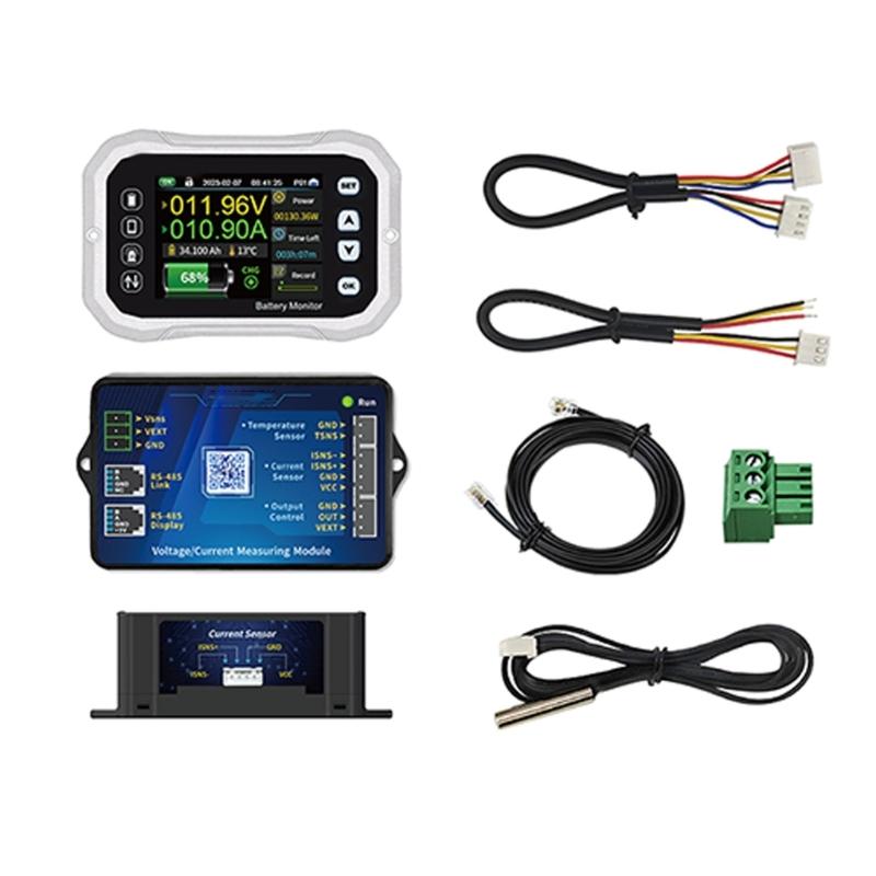

New KH140F Battery Monitor 0-120V Voltage and Current Tester RVs Battery VA Coulomb Meter for Car Truck Motorcycle
