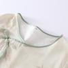 Women's Bamboo Cotton Gauze Seven-Sleeve Pajamas, Spring/Summer Chinese Style Homewear Set