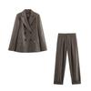 Kaslead New Women clothes Western Style Blended Slim fit Blazers Trousers 9901261 9879261