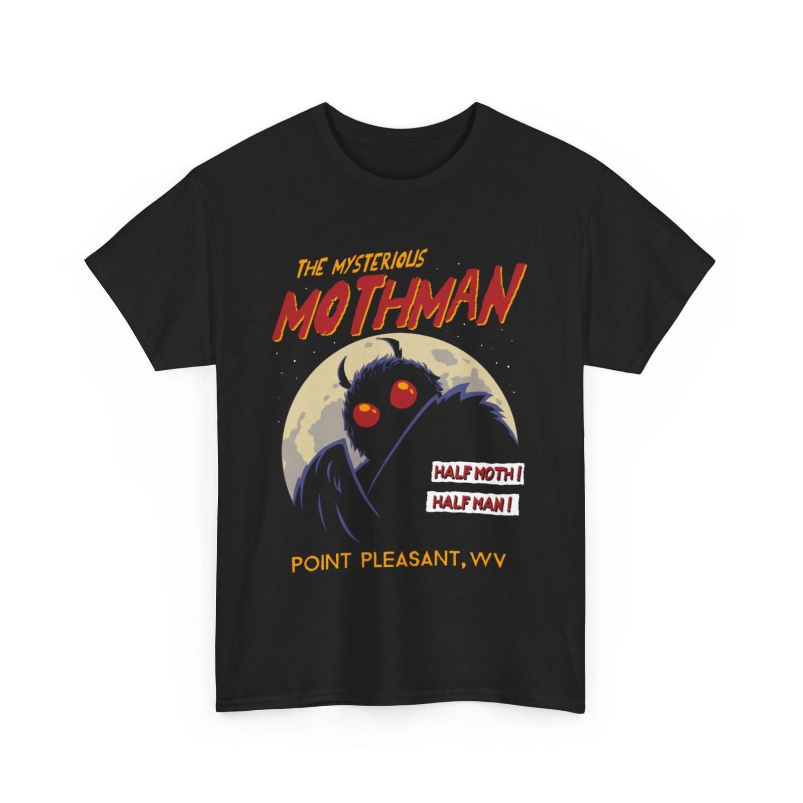 Mothman T Shirt | Shirt Moth man | Shirt Cryptid | Cryptid Shirt | Mothman Shirt L