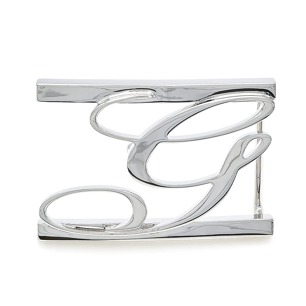 

FBM GLB1 35 Серебряная пряжка только для ремня шириной G из латуни [Giorgio Stamella] 3,5 см, Arche, Пряжка верхнего типа, логотип, Мужская, 100%