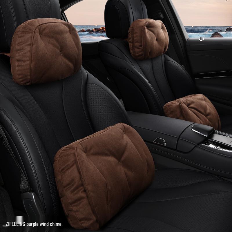 Purple Wind Chime Headrest & Lumbar Support Pillow for BMW 5 Series 530Le Zotye T300/T600