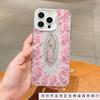 European and American Characters and Flowers Are Suitable for iPhone11/12/13/14/15plus Apple 16PROMAX Mobile Phone Case