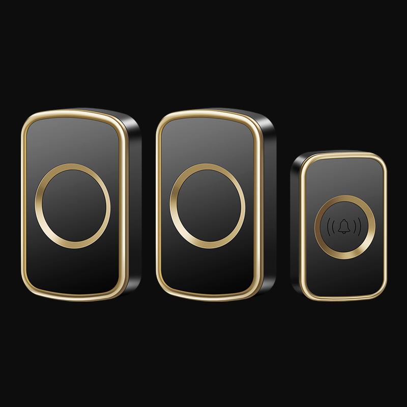 Long-Range Wireless Doorbell with Remote Control and Dual Chimes for Home & Elderly Assistance