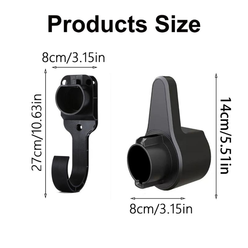 Lockable EVs Charging Cable Storage with Wall Mount Designs EVs Cable Wall Rack Wall Mounted Charging Accessory for Car