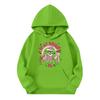 Weihnachts-Kinder-Sweatshirt Langarm Leichtes Lässiges Kapuzenshirt Locker Bequemes Kinder-Sweatshirt