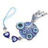 Evil Eye Pendant Coloured Glaze Alloy Exquisite Elegant Style Bring Good Luck Benediction Evil Eye Car Hanging Ornament