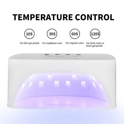 Professional UV LED Nail Lamp Rechargeable Nail Dryer with Timer and Automatic Sensor Gel Nail Polish Curing Manicure Tool