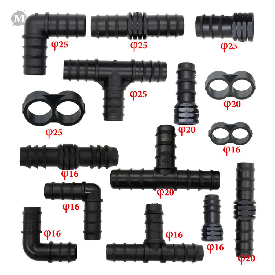 

Фитинг для полива сада 16 20 25 мм тройник-уголок равносторонний соединительный штуцер заглушка микрокапельный адаптер для сада