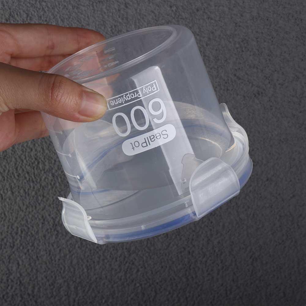 Moisture Proof Transparent  Food Sealed Jars PP Plastic Food Airtight Jar  Flour