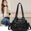 Women Bag High Quality Female Handbag Solid Color Vintage Classic Ladies Shoulder Totes Designer PU Leather Crossbody Messenger Bags
