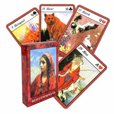 Jeux de société Oracle Lenormand rouge