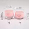1Pcs 3G/5G Portable Powder Box Empty Loose Powder Container With Sieve Mirror Cosmetic Sifter Loose Jar Travel Makeup Container