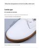 Women's Genuine Leather Slip-On Shoes - Autumn Soft Sole, Non-slip, Casual White Flats