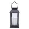 Solar Outdoor Hanging Lanterns, Flickering Flameless Candle Lanterns, IP65 Rainproof, Auto On Off, Rustproof Plastic