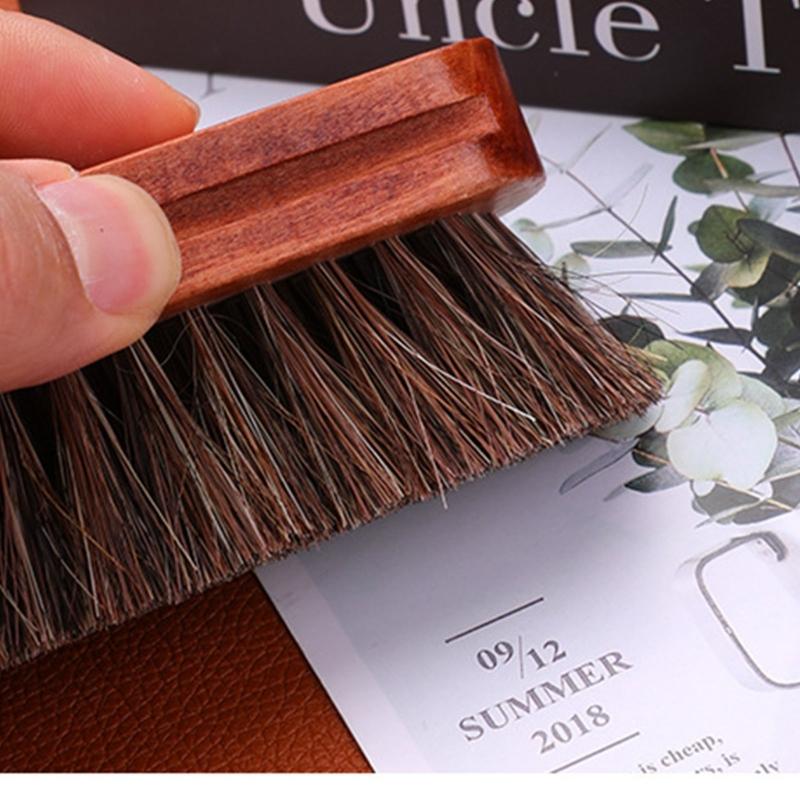 Ergonomic Cleaning Brush With Wooden Grip Heavy Duty Bristles Scrubber Practical Kitchen Tool Stubborn Stain