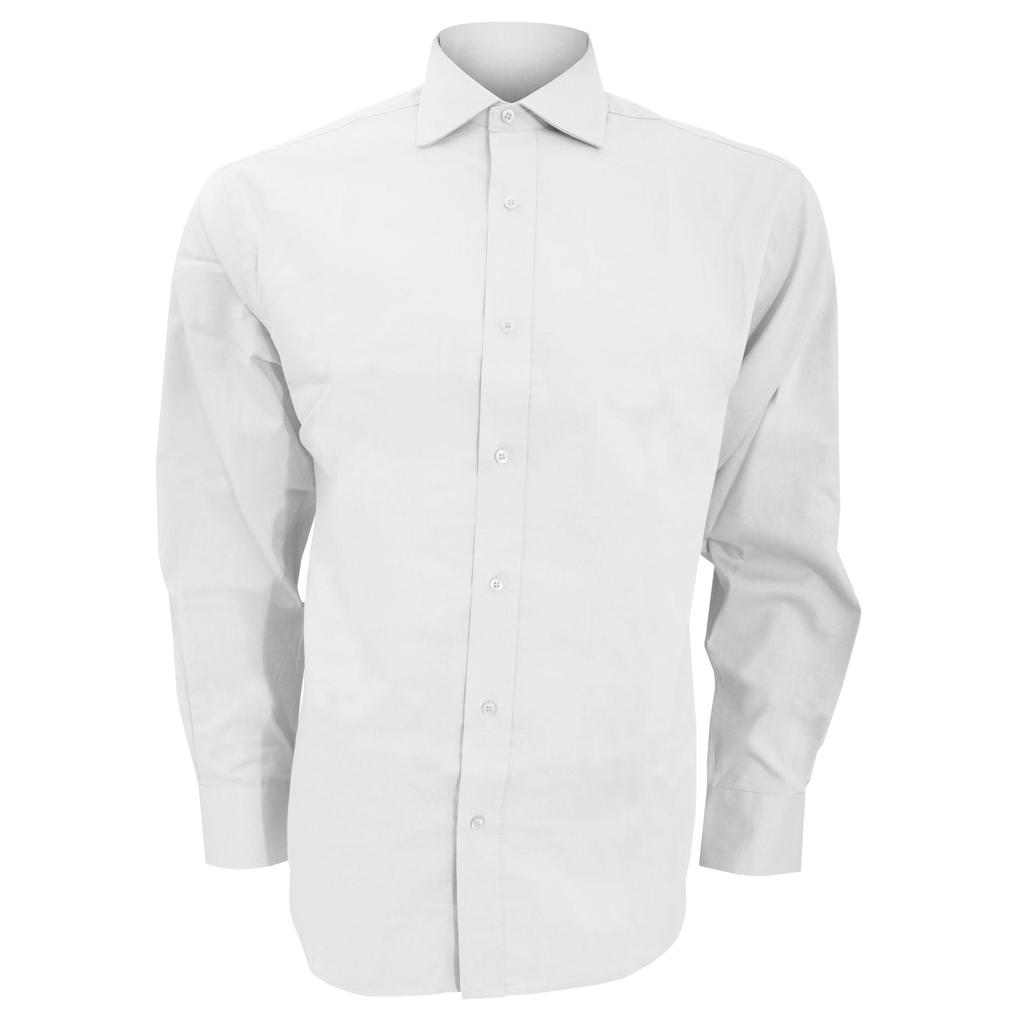 Kustom Kit Mens Superior Oxford Long Sleeved Shirt