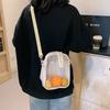 Nylon Casual Fashion Small Square Shoulder Bag With Zipper Closure For Daily Use