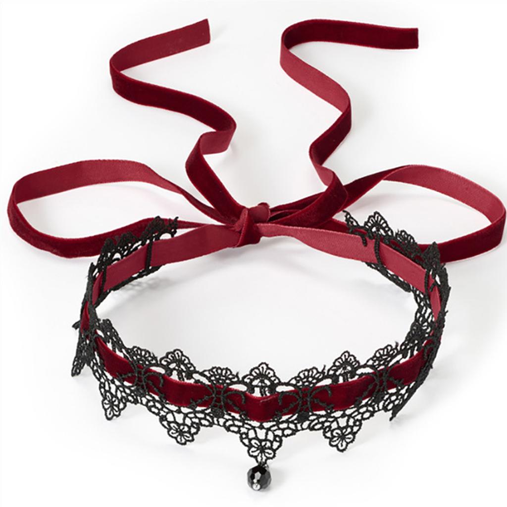 Bride Lace Necklace - Costume Accessory for Women