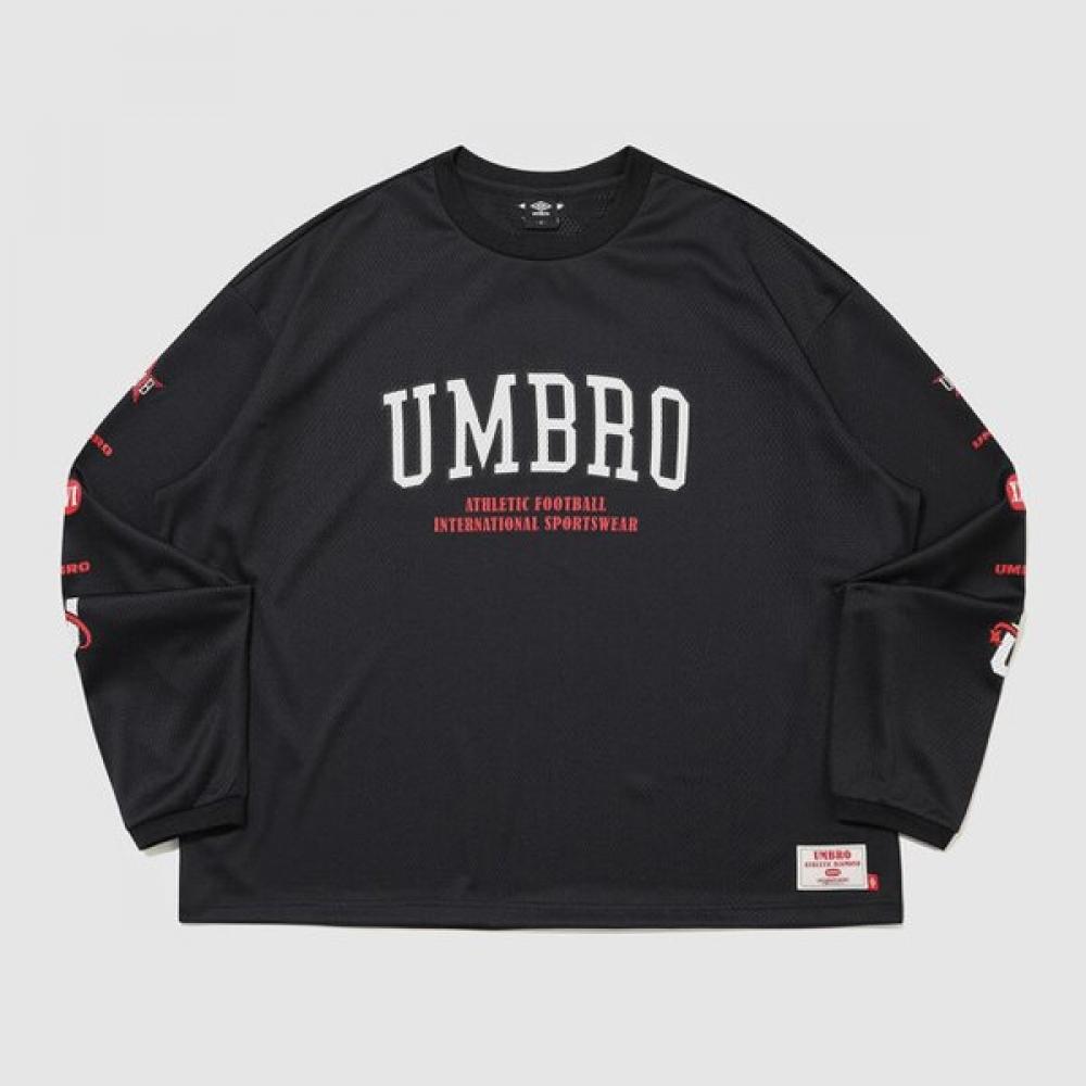 Umbro Men ChanT Mesh Graphic Logo Long Sleeve T shirT Ur321crl71