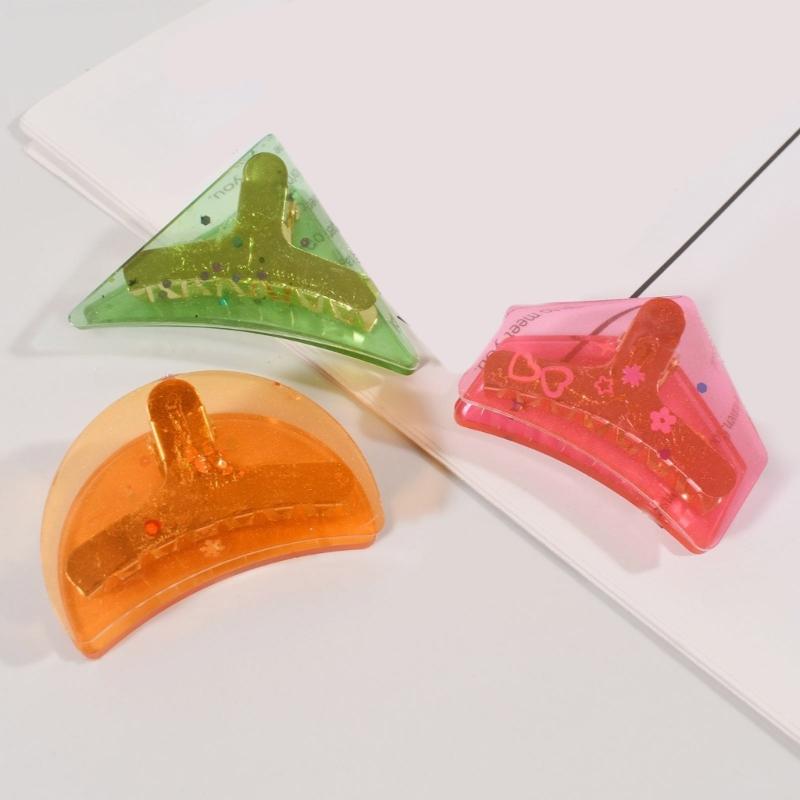 Flexible Silicone Jewelry Mold For Handmade Resin Hair Accessories Moon Crescent Ice Cream Designs Hairpin Mould