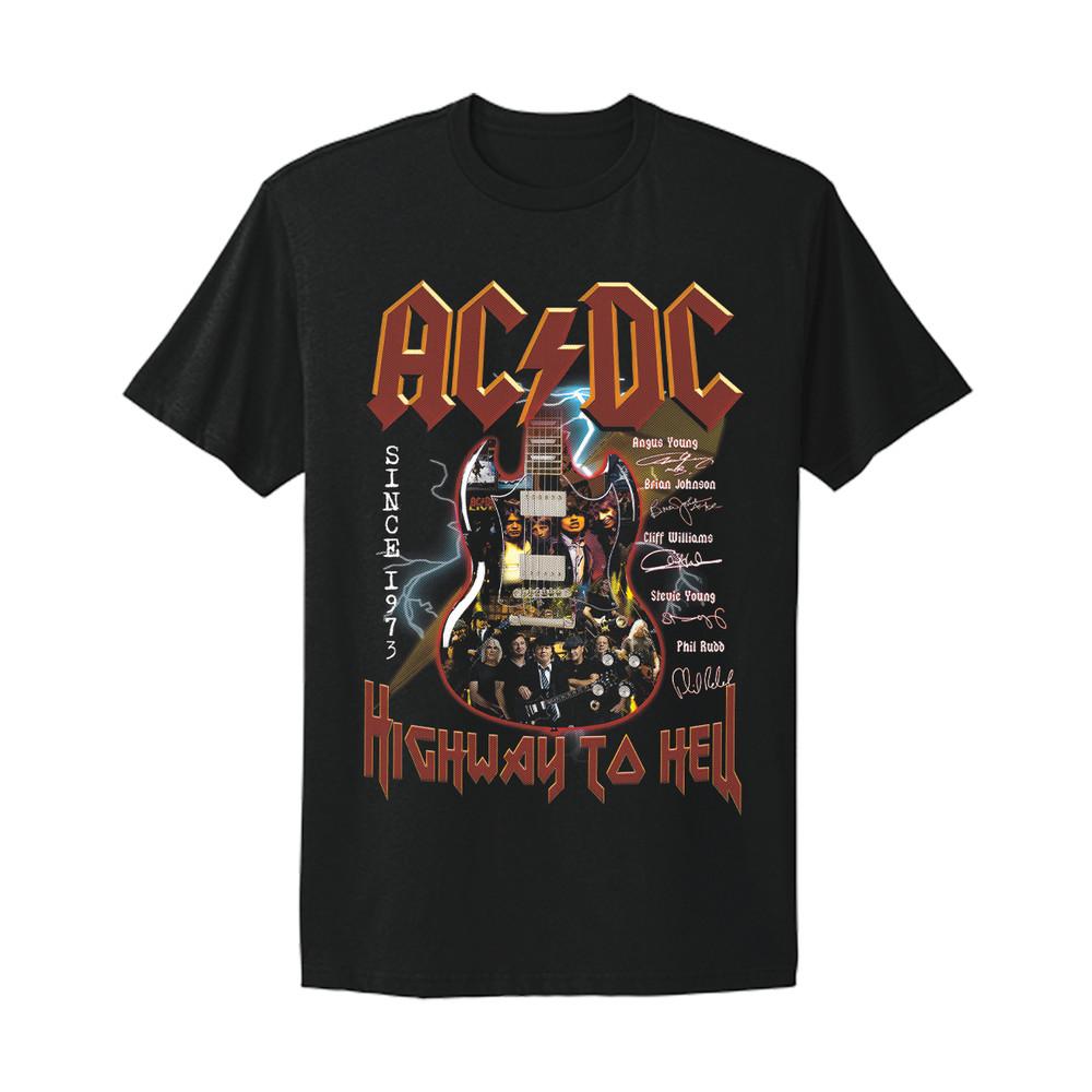 ACDC Highway To Hell Tour Merch Classic retro vintage design T-Shirt Unisex T-Shirt XXXXL