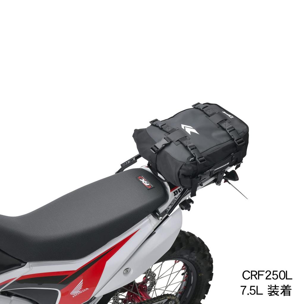 Dirtfreak DFG Module Motopack Waterproof Touring Bag Fixed Rear Carrier Expandable Connection with Bags of the Same Series Loading Belt Kit Included