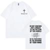 Do Not Conform Christian Bible Verse Tshirt Fashion Aesthetic Short Sleeve Tshirts Men Women Clothing Casual Cotton T Shirts