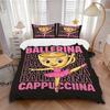 Zestaw pościeli 3 szt. Balerina Cappuccino Wystrój domu - Idealny do sypialni, pokoju gościnnego, salonu, hoteli | Świąteczny pomysł na prezent dla fanów, podróżników