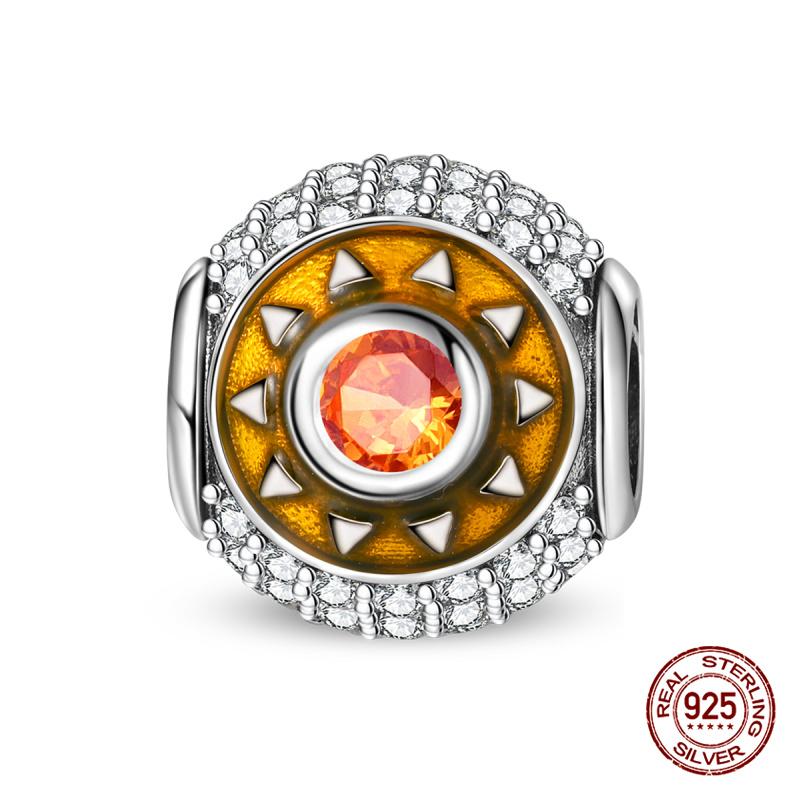 Original Charms Copper Hand Picking Star Safety Chain Charms Bead Fits 3Mm Original Bracelet Women Diy Jewelry Gift