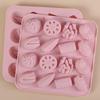 Reusable 3D Nut Silicone Mold with Heat Resistance Perfect for Confectionery Baking