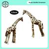Vintage Brass Giraffe Ornament Office Desk Desktop Decoration Tea Pet Miniature Statue Home Decor Giraffe Handicraft Ornament