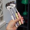 ZISIZ Pearl Handle Dessert Spoon Set