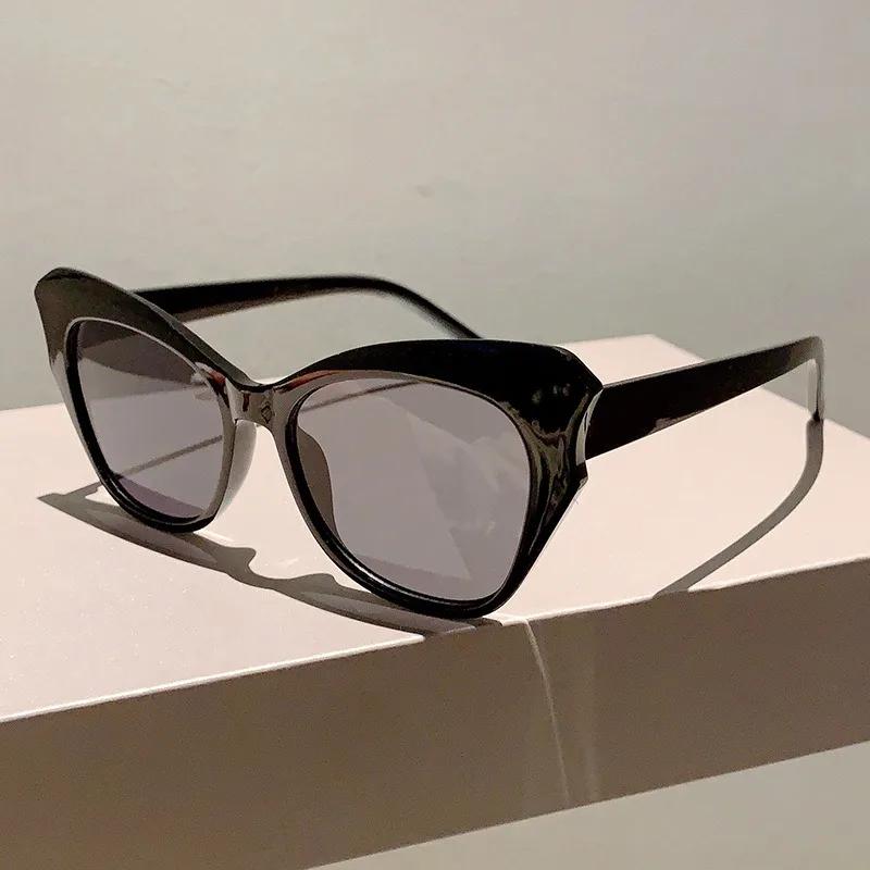 Dámské sluneční brýle Cat Eye Leopardí Gradient Vintage Módní design Retro Dámské Cestovní brýle Ženský slunečník