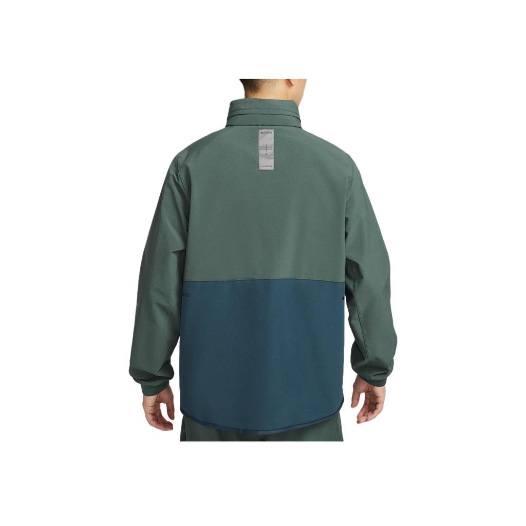 Nike Hooded Sports Casual Long Sleeve Multi-Pocket Outdoor Work Jacket Men Jackets Green FV8763338
