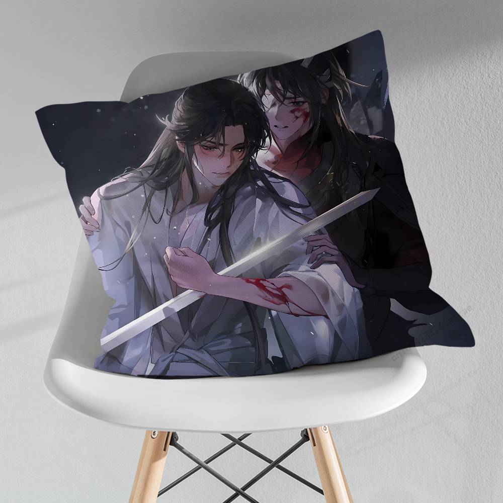 Heavens officials Blessing Pillow Case For 30x30cm45x45cm55x55cm For Home Bedroom Decoration And Protector