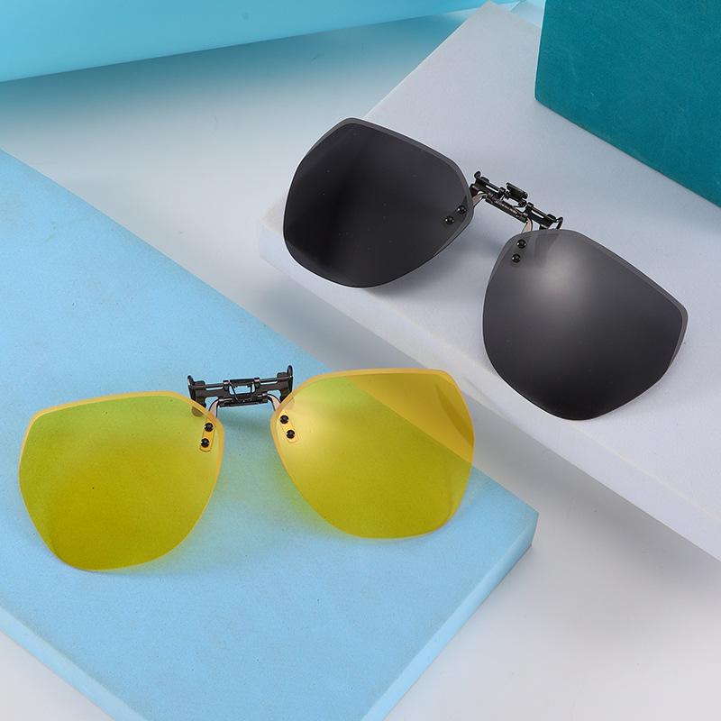 Ultralight Myopia Clip-On Sunglasses for Men & Women - Polarized Day & Night Driving.