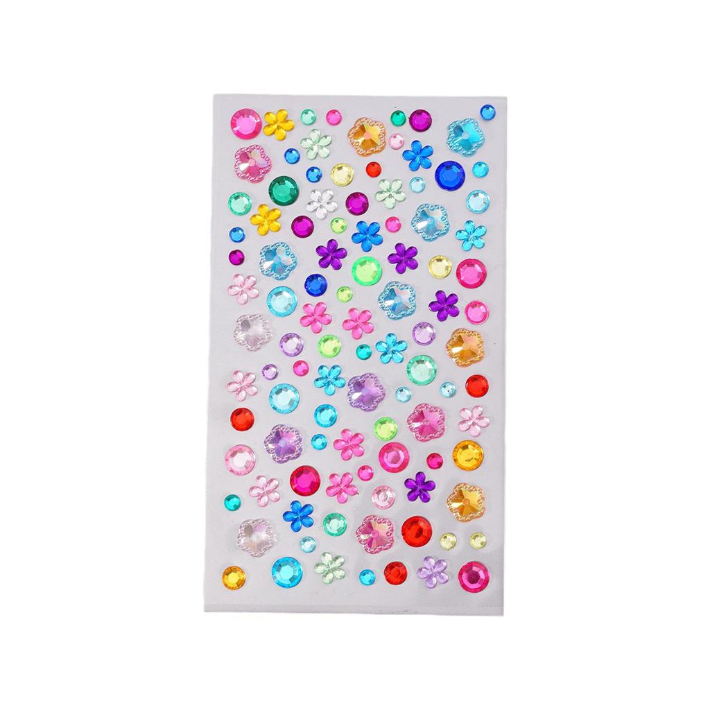 3D Gem Stickers Self Adhesive Jewel Crafts Sparkly Decorations Sticker For Kids Crystal Rhinest N1Q7