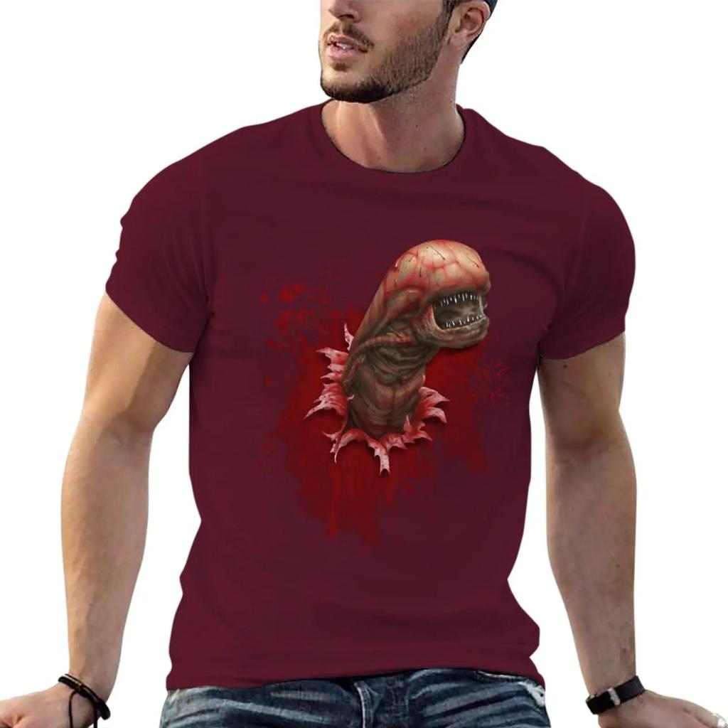 Neuer Chestburster - ALIEN T-Shirt individuelle T-Shirts designen Sie Ihr eigenes T-Shirt für einen Jungen niedliche Oberteile Herren schlichte T-Shirts