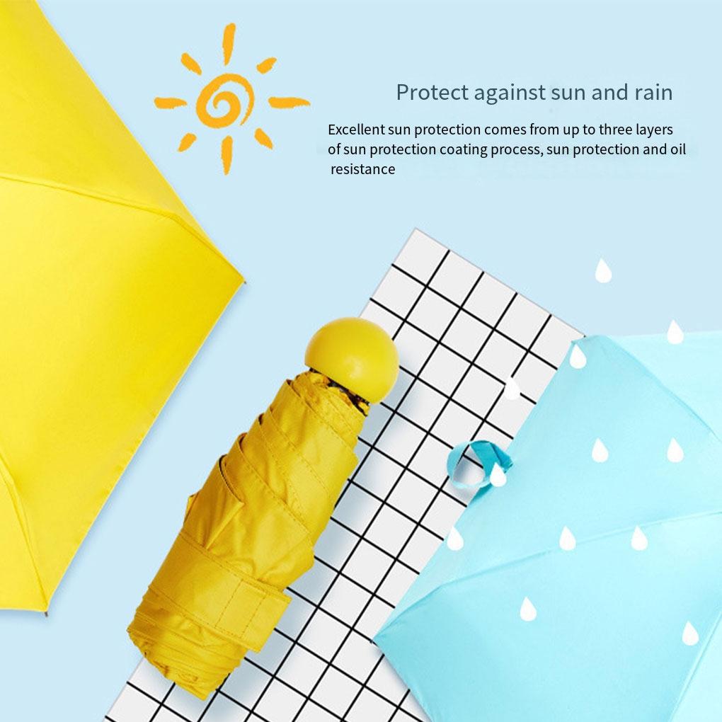 Portable And Reliable Foldable Pocket Umbrella For Outdoor Protection All-weather Umbrella