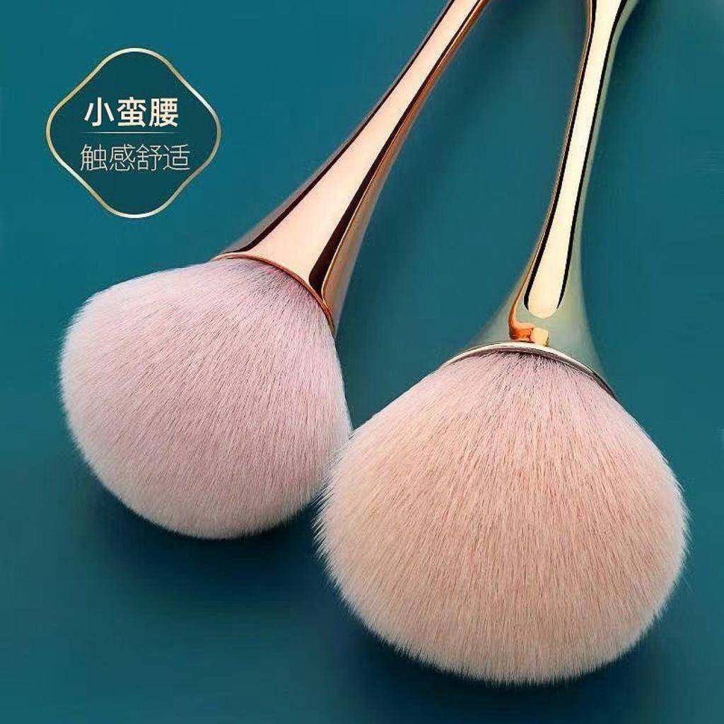 New Nail Dust Brush Soft Bristle Large Head Brush Quality Brush Cleaning Magic Mirror Powder Nail Tool Set