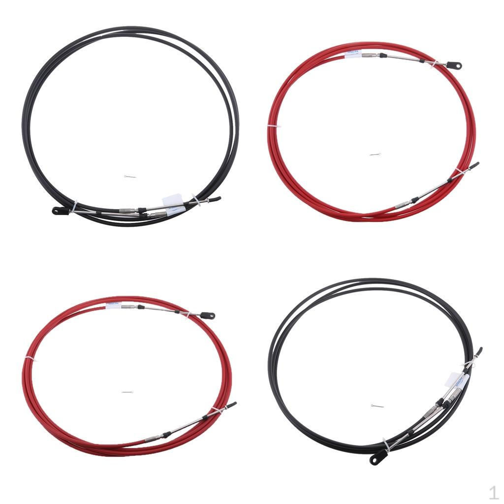 4Pcs 10FT 3.0M Marine Throttle Control Cable for Boat Lever