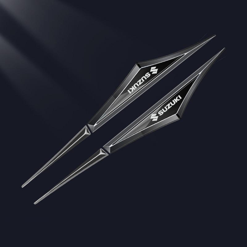 2PCS Car Side Body Badge Fender Sticker for SUZUKI Swift SX4 Jimny Samurai Vitara Xl Alto Liana Ignis Grand Vitara Decoration